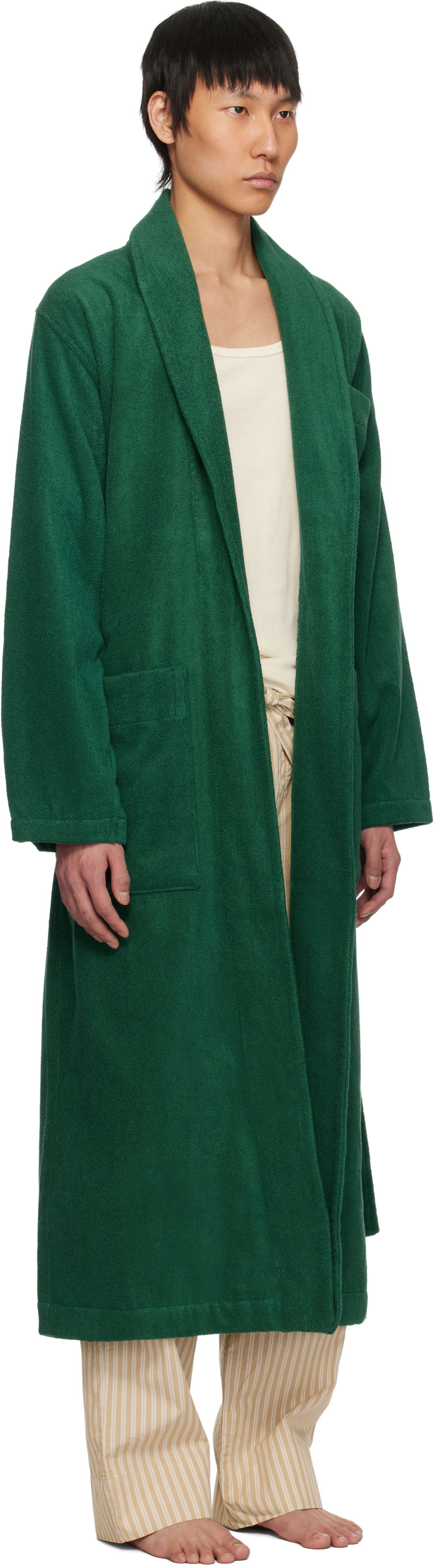 Pyžamo TEKLA Tekla Terry Classic Bathrobe Zelené | CB-TEGR, 1
