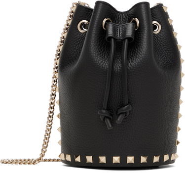 Kabelka Valentino Valentino Garavani Mini Rockstud Drawstring Bag Čierna | 6W2P0AI4VSH, 0
