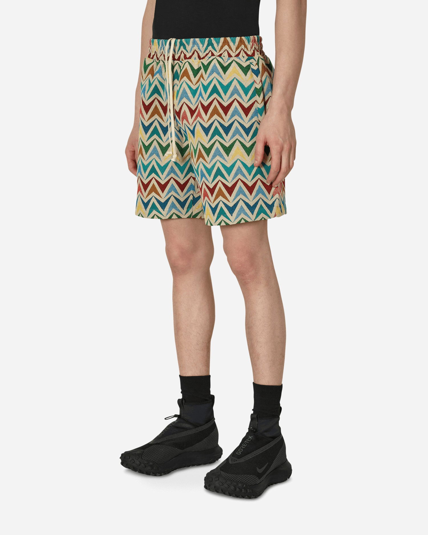 Šortky Pleasures Basket Woven Shorts Rôznofarebný | P23SP047 KHAKI, 1