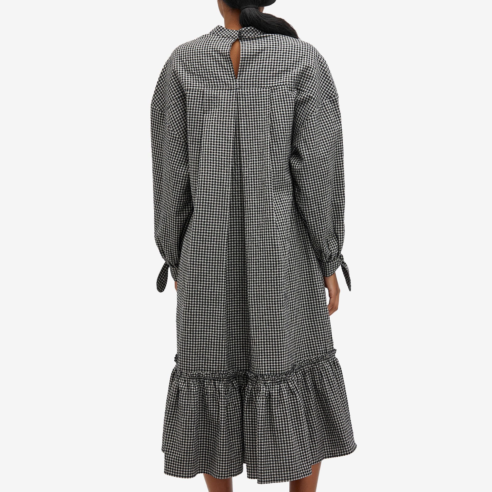 YMC Rushmore Midi Dress With Long Sleeves