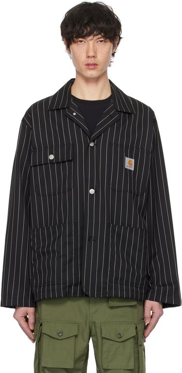 Bunda Carhartt WIP Work In Progress Seaton Pinstriped Blazer Čierna | I034437, 0