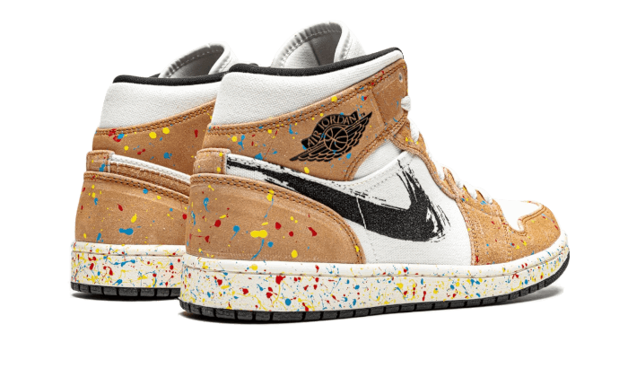 Tenisky a topánky Jordan Air Jordan 1 Mid SE "Brushstroke" GS Rôznofarebný | DA8006-100, 1