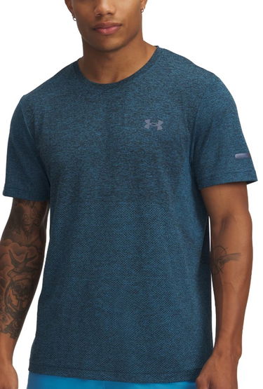 Tričko Under Armour Under Armour Seamless Stride Short Sleeve T-Shirt Modrá | 1375692-452, 0
