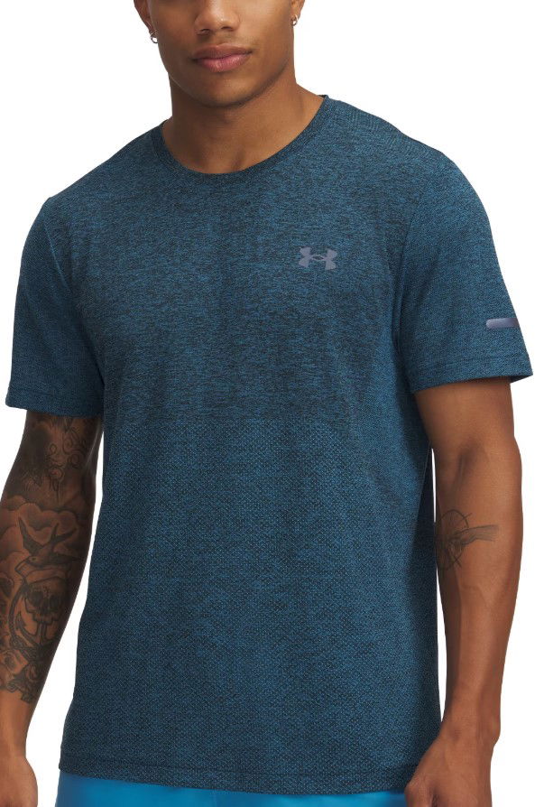 Tričko Under Armour Under Armour Seamless Stride Short Sleeve T-Shirt Modrá | 1375692-452