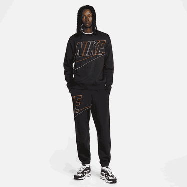 Mikina Nike Club Fleece+ Crewneck Sweatshirt Čierna | DX0529-010, 4