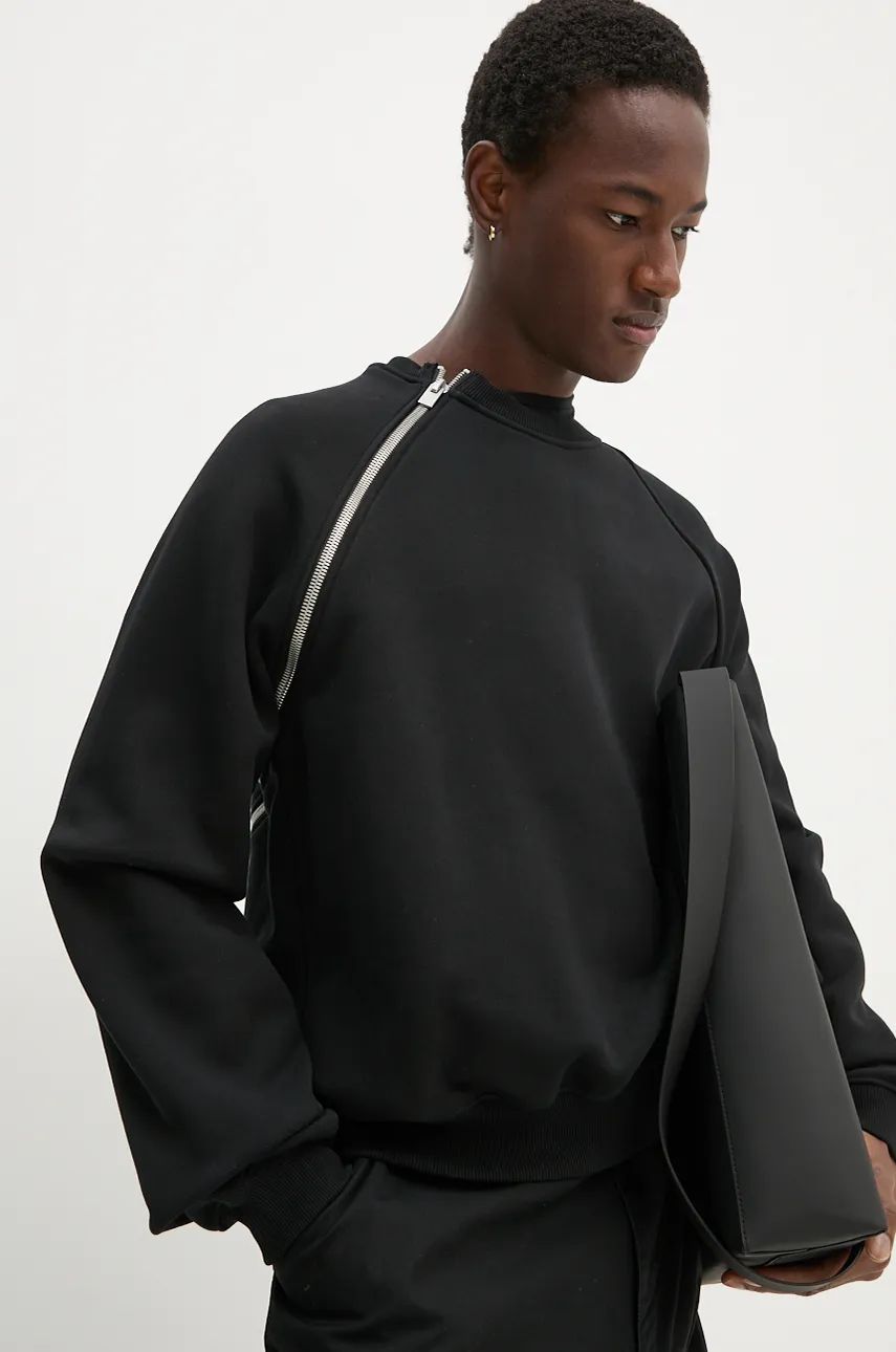 Asymmetric Zip Detail Sweatshirt
