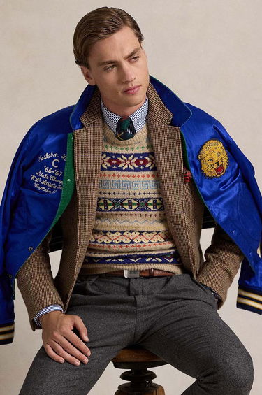 Sveter Polo by Ralph Lauren Polo Ralph Lauren Fair Isle Wool Sweater Béžová | 710949291, 4