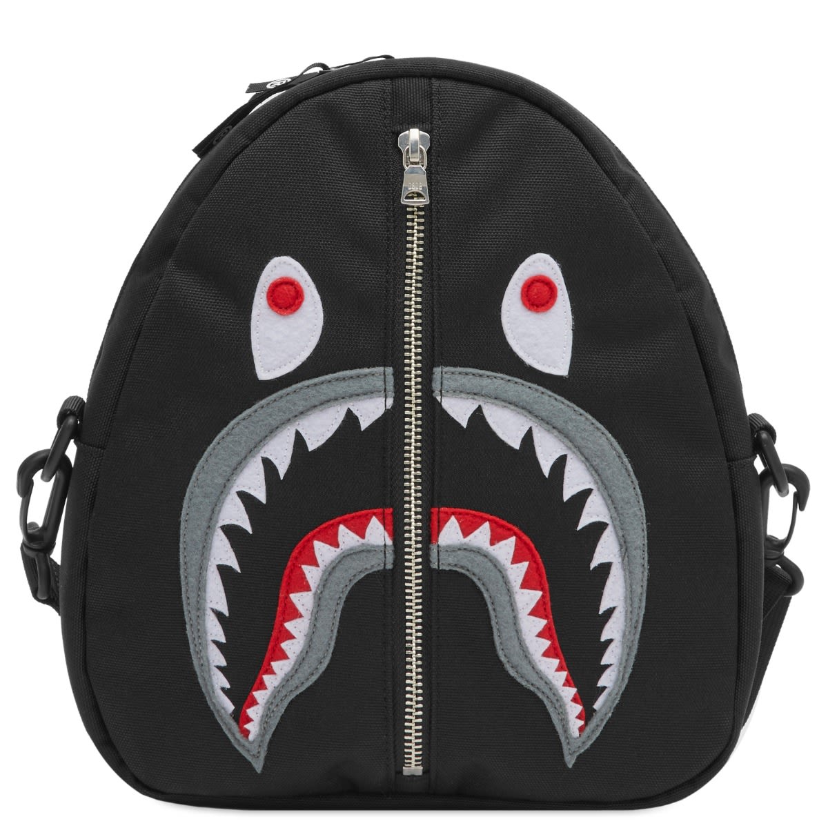 Taška cez rameno BAPE A Bathing Ape Shark Shoulder Bag Čierna | 001SGK301005M-BLK, 0