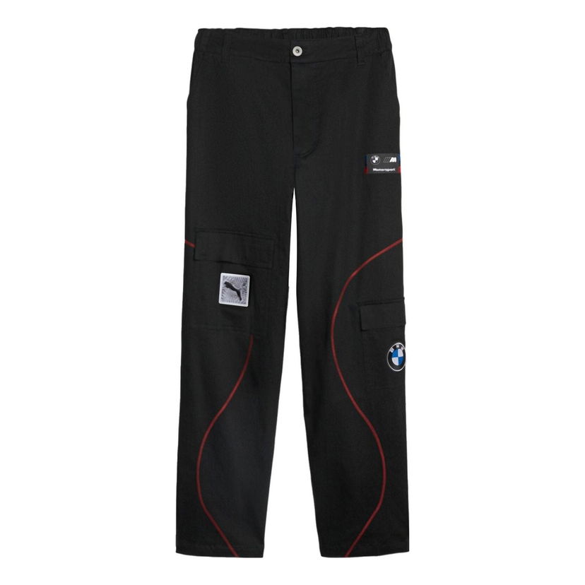 Cargo nohavice Puma BMW M Motorsport Garage Crew Pants Čierna | 621028-01