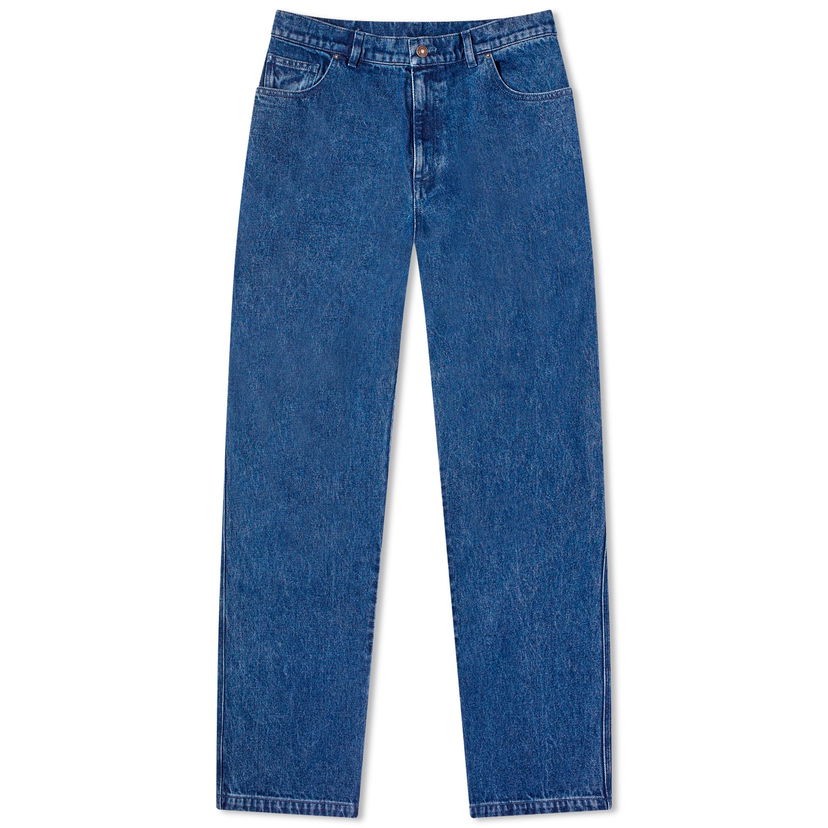 Džínsy Sky High Farm Logo Jeans Modrá | SHF05P008-BLU