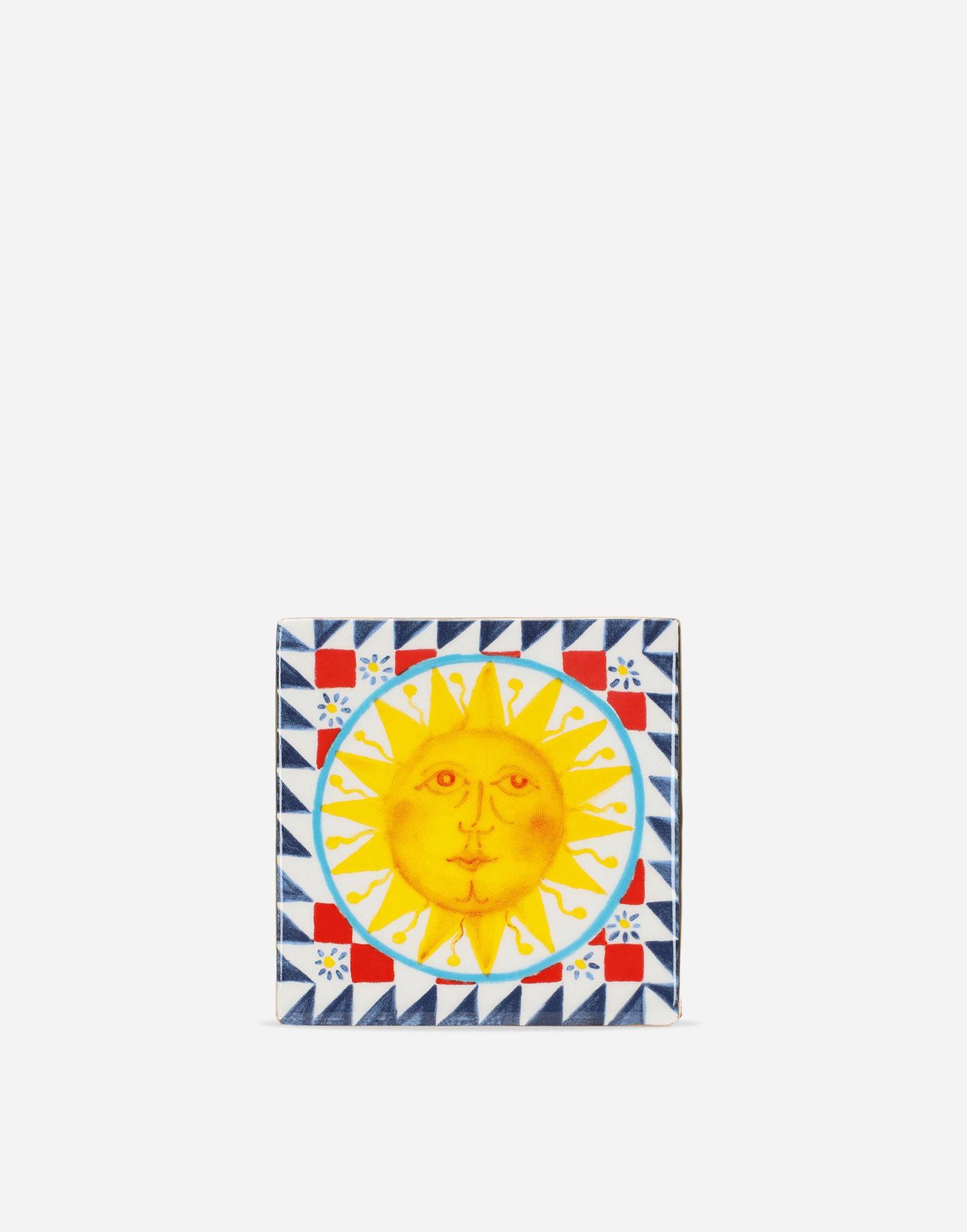 Home decor Dolce & Gabbana Porcelain Coaster with Sun Print Rôznofarebný | TC0072TCAEMUC095, 0