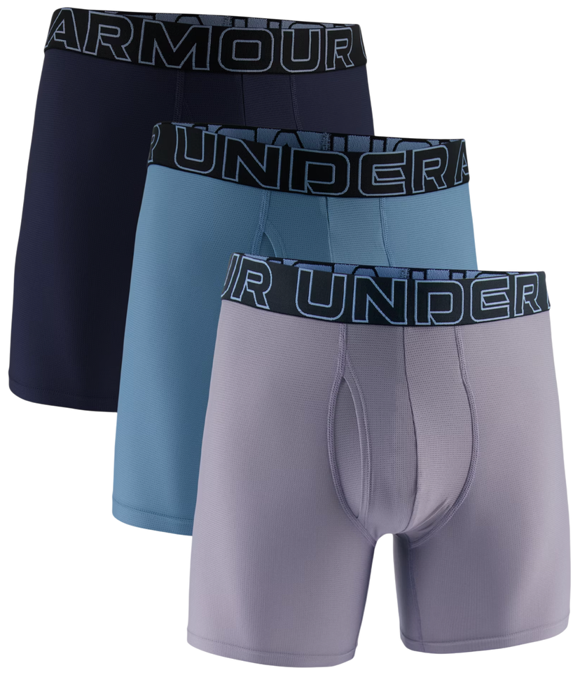 Boxerky Under Armour Under Armour SOLID 6in 3-Pack Boxer Shorts Rôznofarebný | 1383884-024