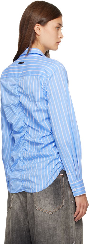 Košeľa Andersson Bell Stripe Shirring Shirt Modrá | atb1398w, 2