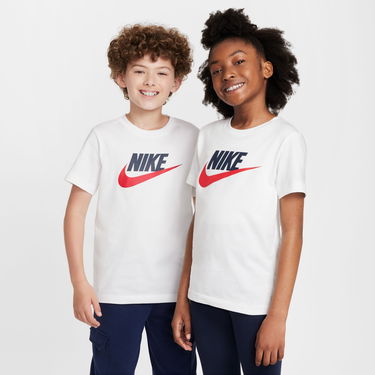 Tričko Nike Sportswear Big Kids T-Shirt Biela | FZ5178-100, 2