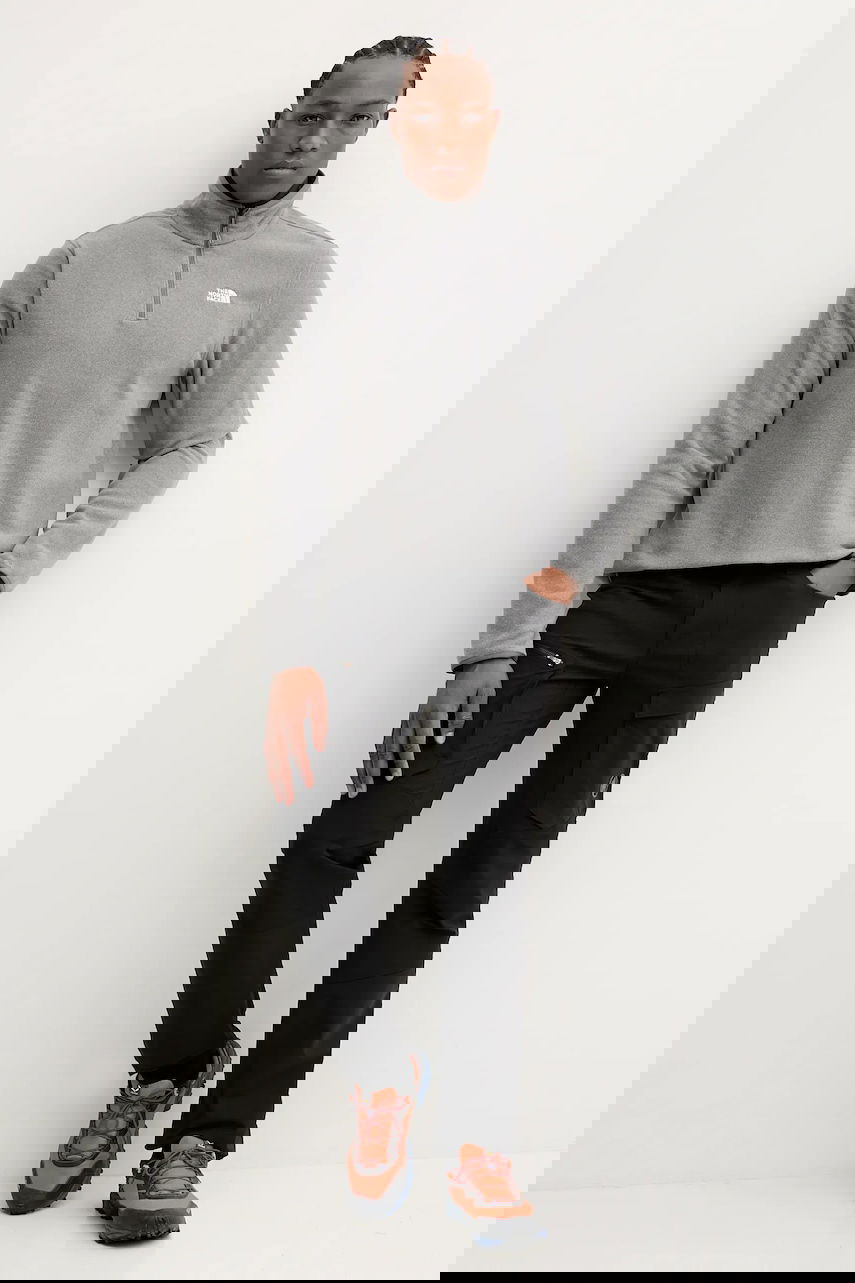 Mikina The North Face Outdoor Smooth Half-Zip Fleece Šedá | NF0A8D0QCQI1, 1