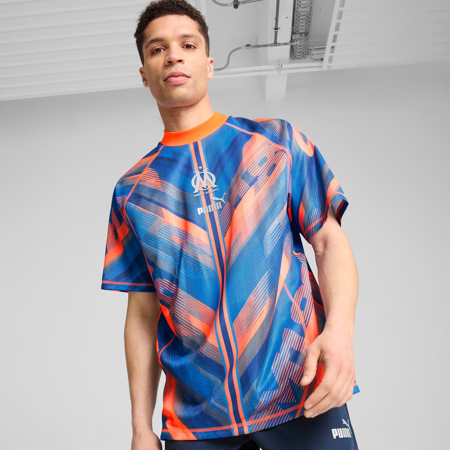 Dres Puma Olympique Marseille ftblStatement Retro Jersey Modrá | 778282-04, 1