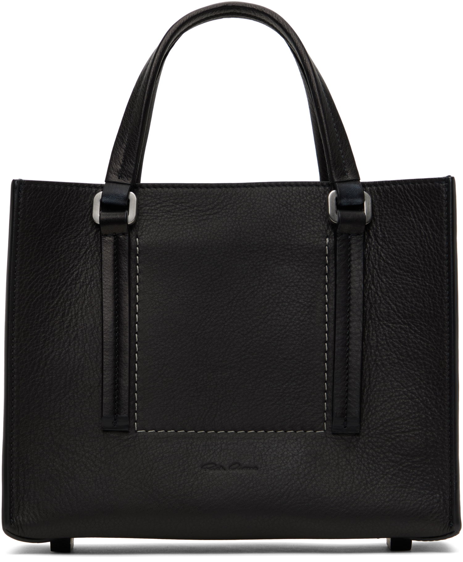 Taška cez rameno Rick Owens Rick Owens Mini Edith Shopper Tote Čierna | RA01E0652 LCN, 0