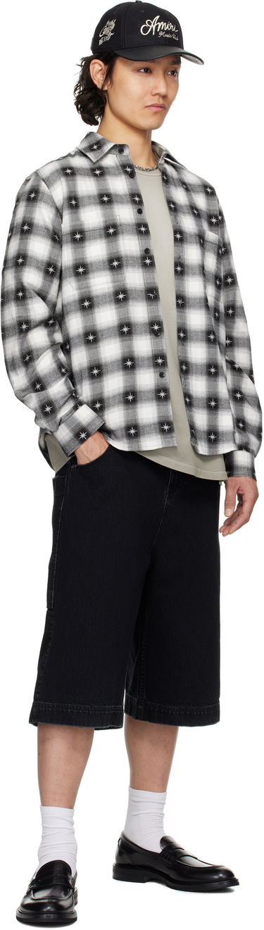 Košeľa AMIRI AMIRI Starburst Flannel Shirt Biela | AMSTFL1012, 3