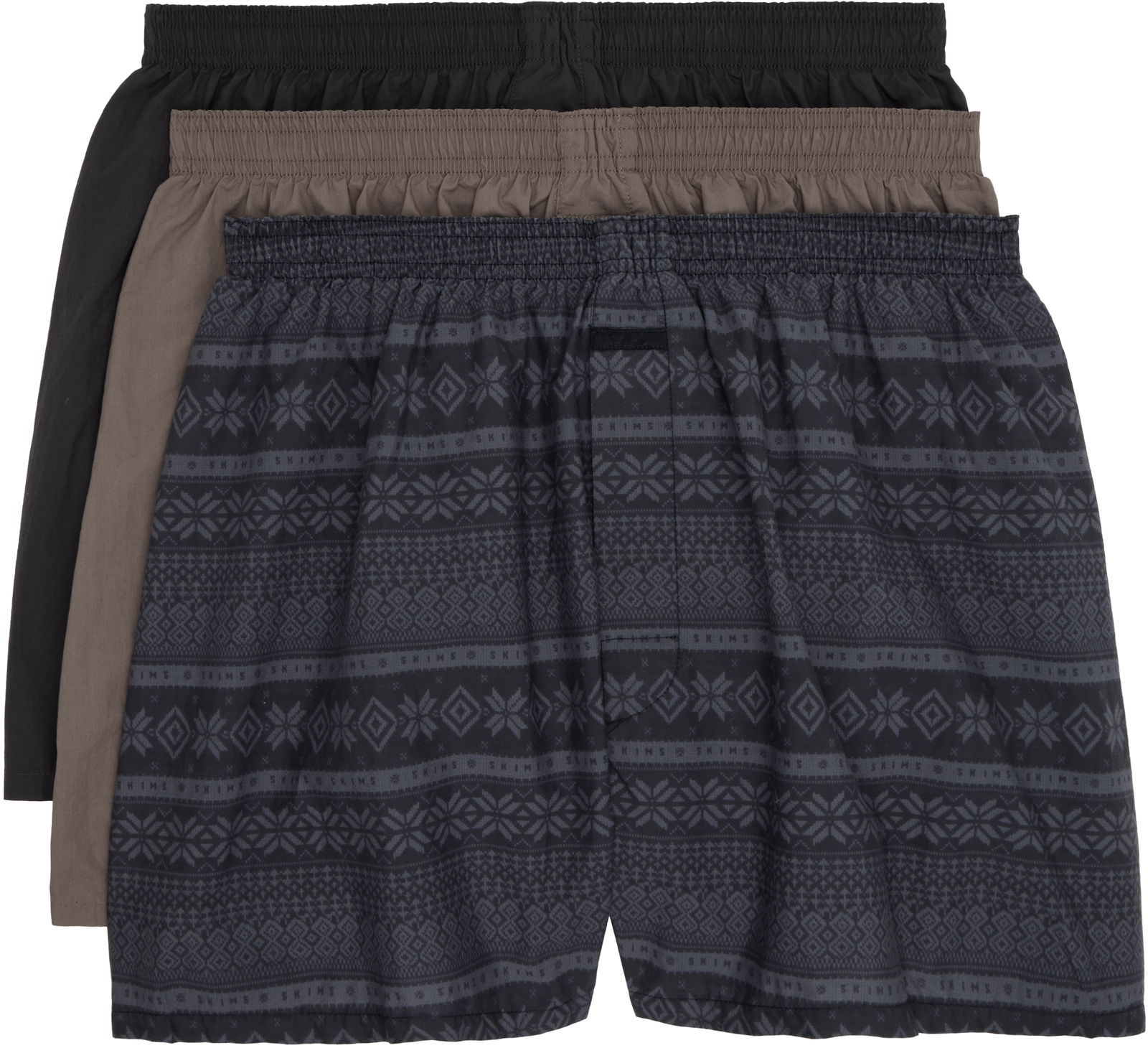 Three-Pack Poplin Boxers