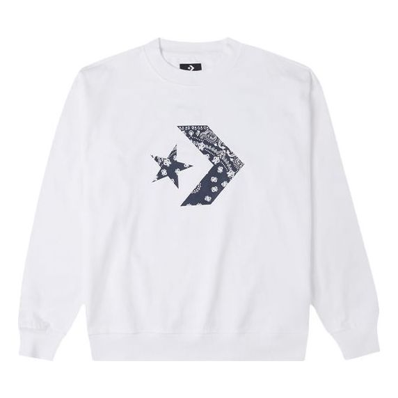 Mikina Converse Converse Knit Logo Pullover Biela | 10023164-A01