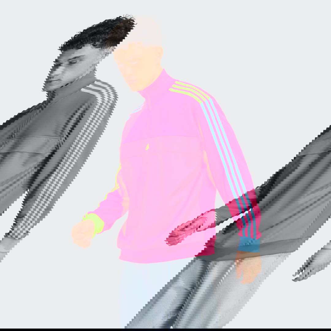 Sveter adidas Originals Kidcore Half-Zip Ružová | IK7047, 1