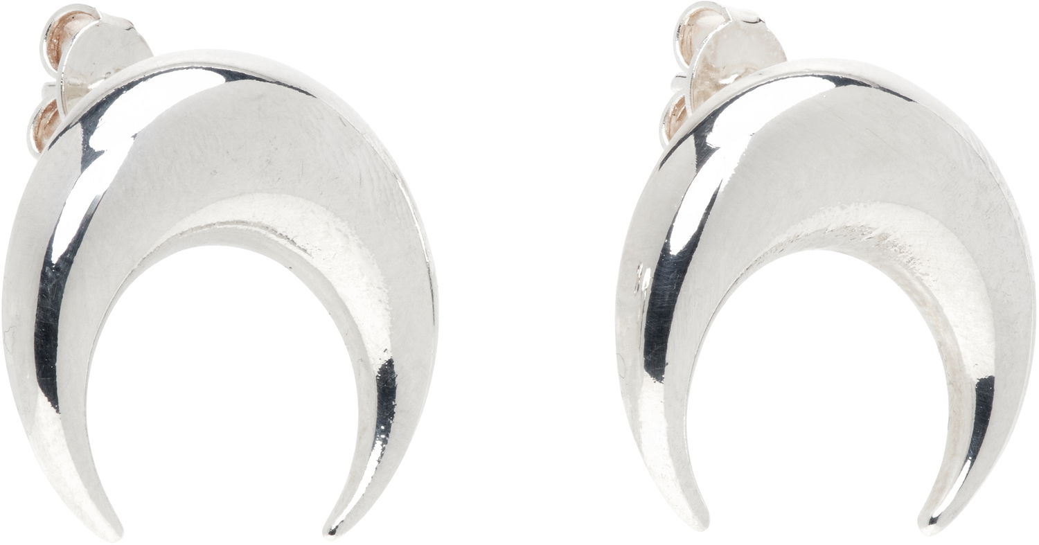 Náušnice Marine Serre Marine Serre Moon Stud Earrings Metalická | UJW074ARMET0001, 1