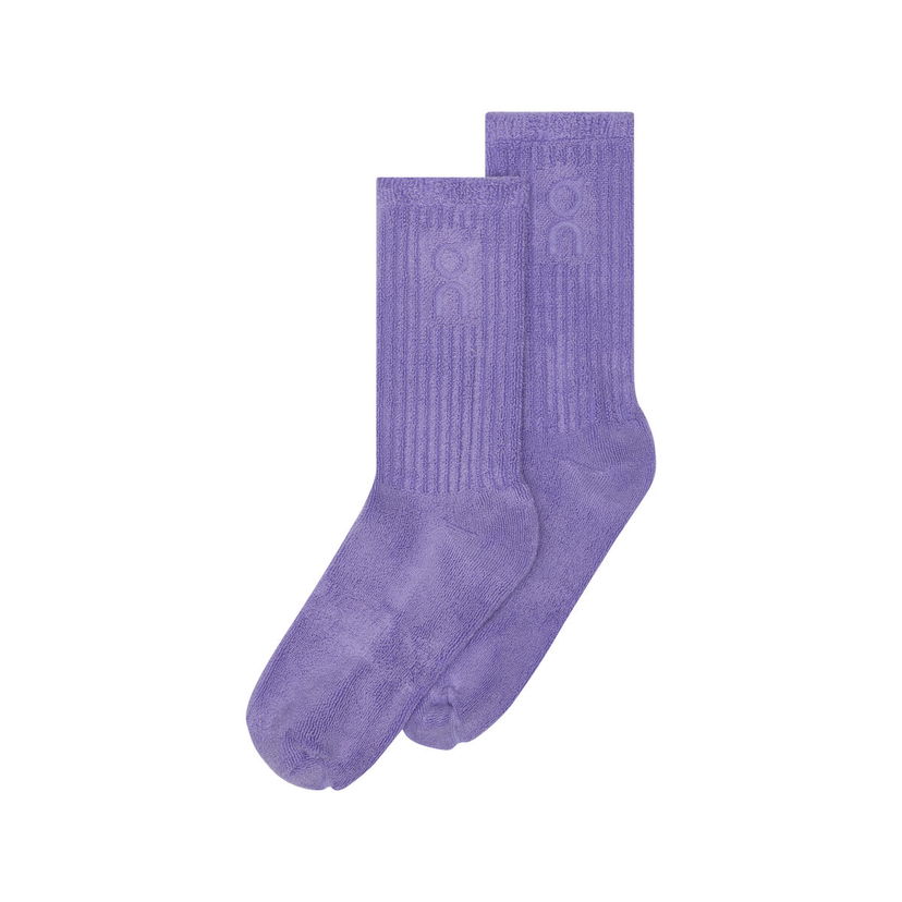 Ponožky On Running Terry Socks High Fialová | 2UF10123359