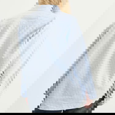 Košeľa OBEY Beverly Graphic Long Sleeve Shirt, Size X-Small Modrá | 281200141-LBL, 3