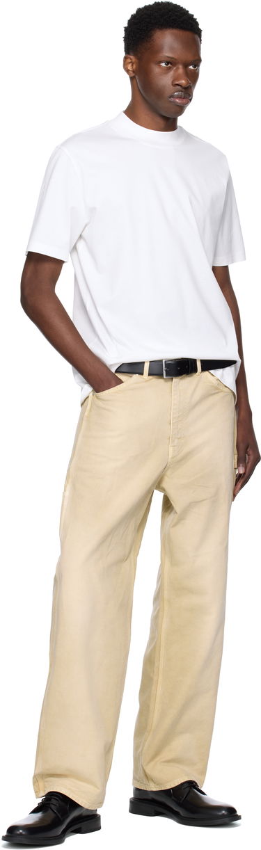 Tričko BOSS Slim Fit Stretch Cotton Stand Collar T-Shirt Čierna | 50542968, 4