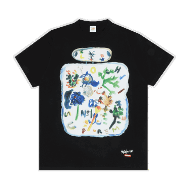 Tričko Supreme Yohji Yamamoto x Paint Tee Čierna | FW22T3 BLACK, 0