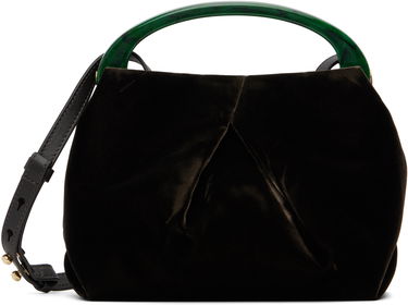 Kabelka Dries Van Noten Dries Van Noten Velvet Top Handle Bag Hnedá | 252-011524-653, 0