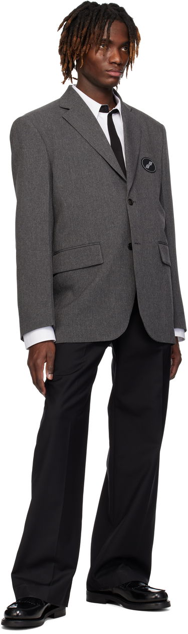 Bunda We11done We11done Oversized Blazer Šedá | WD-JK4-20-715-U-CH, 3