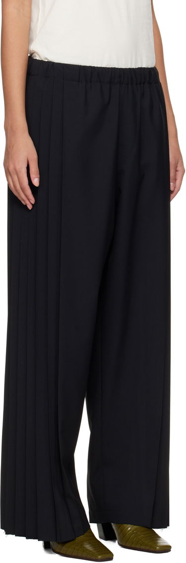 Nohavice UNDERCOVER UNDERCOVER Pleated Trousers Čierna | UP1E1501, 1