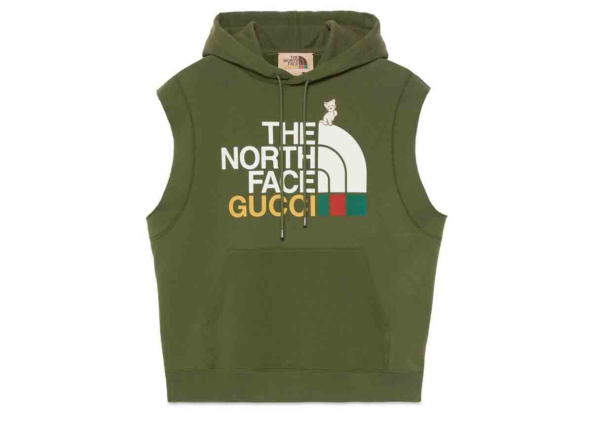 Mikina Gucci Sleeveless Hoodie Zelené | ‎663243 XJDW2 3450, 0