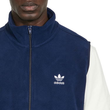 Vesta adidas Originals 3-Stripes Fleece Vest Navy | HK7391, 2