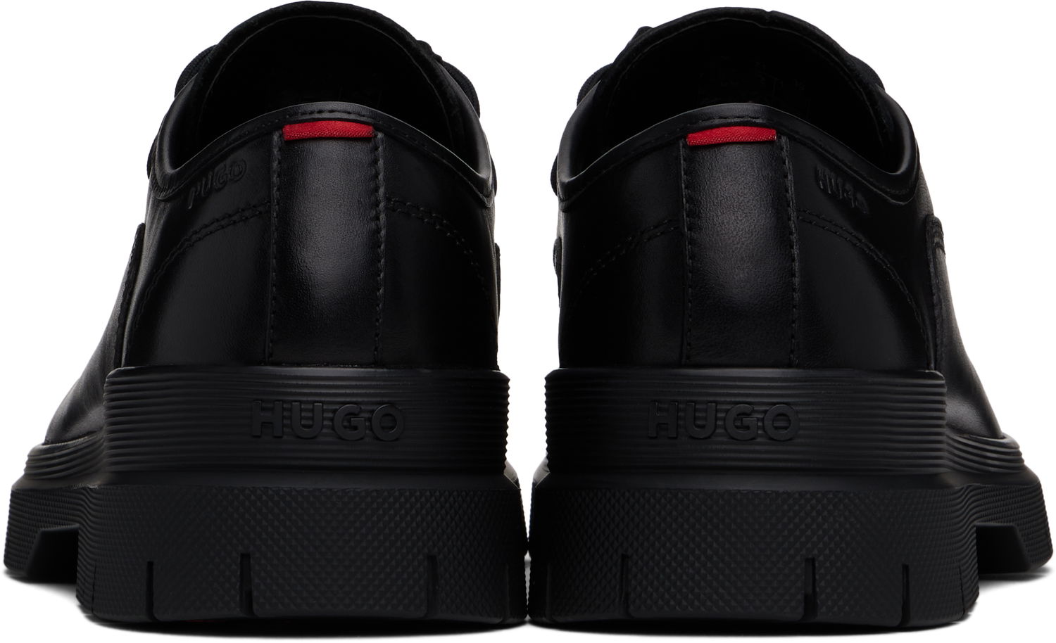 Oblečenie BOSS Hugo Double Stitching Derbys Čierna | 50536171, 1