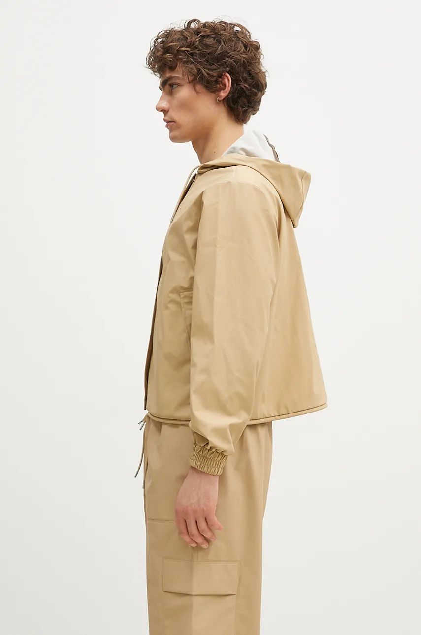 Mikina Rains Hooded Casual Jacket Béžová | 18040, 1