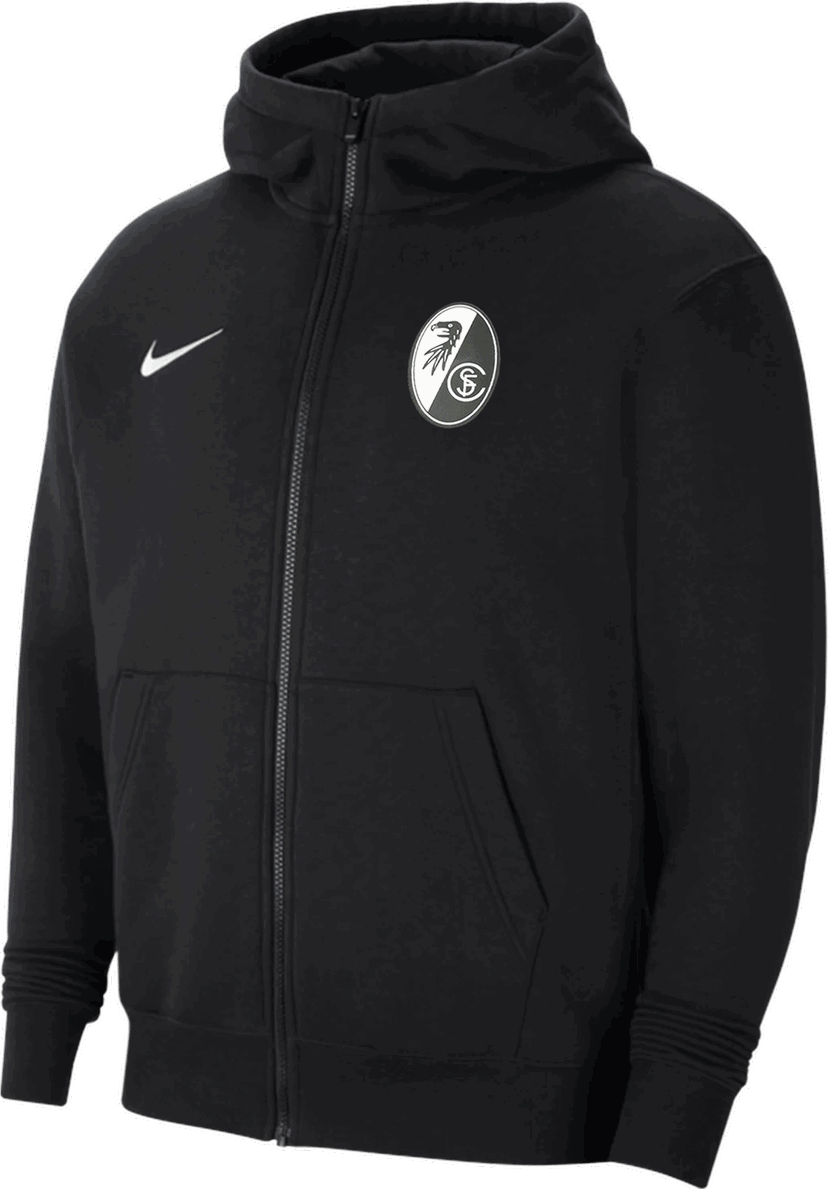 Mikina Nike SC Freiburg Fleece Hooded Jacket Čierna | 5scfcw6891-nocode