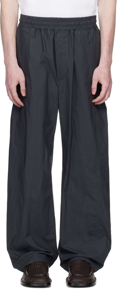 Nohavice Bottega Veneta Bottega Veneta Resinated Cotton Trousers Šedá | 826832V5D201592, 0