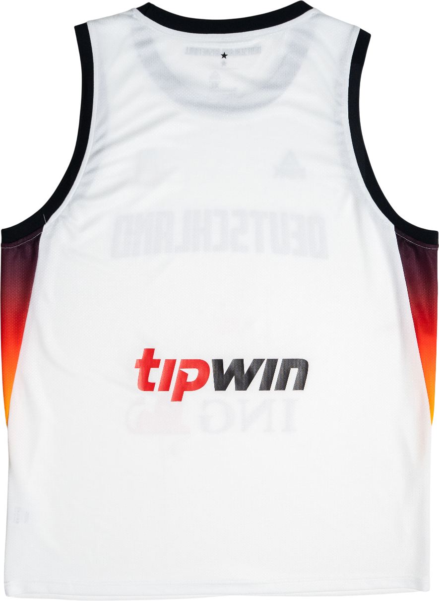Dres Peak Deutschland DBB Eurobasket 2025 Basketball Jersey Biela | 25061-white, 1