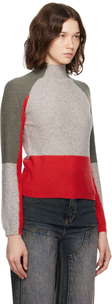 Sveter Eckhaus Latta Eckhaus Latta Racer Color-Block Turtleneck Rôznofarebný | 8259-EL-PF25-W -, 1