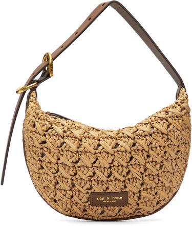 Taška cez rameno rag & bone Rag & Bone Mercer Small Raffia Shoulder Bag Béžová | RF100901, 0