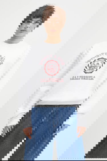 Mikina Sporty & Rich Sporty & Rich California Emblem Crewneck Sweatshirt Biela | ST071606508WH01, 0