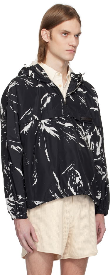 Vetrovka Wales Bonner Wales Bonner Bloom Print Anorak Čierna | MS25JA03-PA01-9900 PRINT NYLON, 1