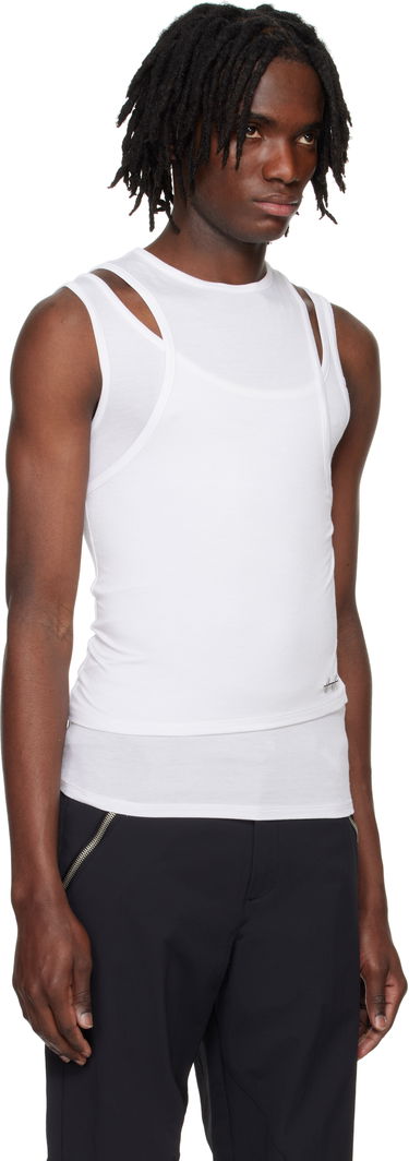 Tielko HELIOT EMIL Heliot Emil Eudaimonia Layered Tank Top Biela | PRESS25_M_09_130_WHT02, 1