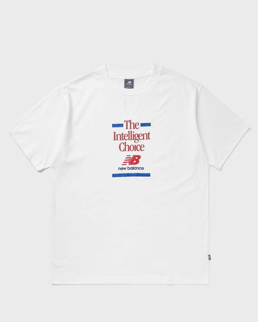 Tričko New Balance Athletics Relaxed Choice Tee men Shortsleeves white in size:XXL Biela | MT43552-WT, 0