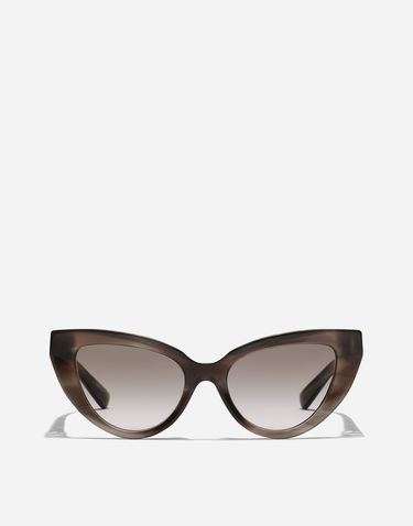 Slnečné okuliare Dolce & Gabbana Dolce & Gabbana DG Hinge Cat-Eye Sunglasses Šedá | VG4497VP93B9V000, 0