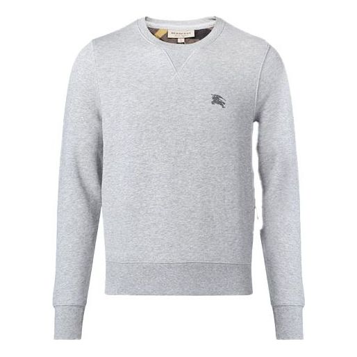 Sveter Burberry Burberry Embroidered Horse Riding Pullover Šedá | 39297581