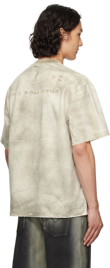 Tričko Feng Chen Wang Feng Chen Wang Sandwashed T-Shirt Béžová | FUS19TS03, 2