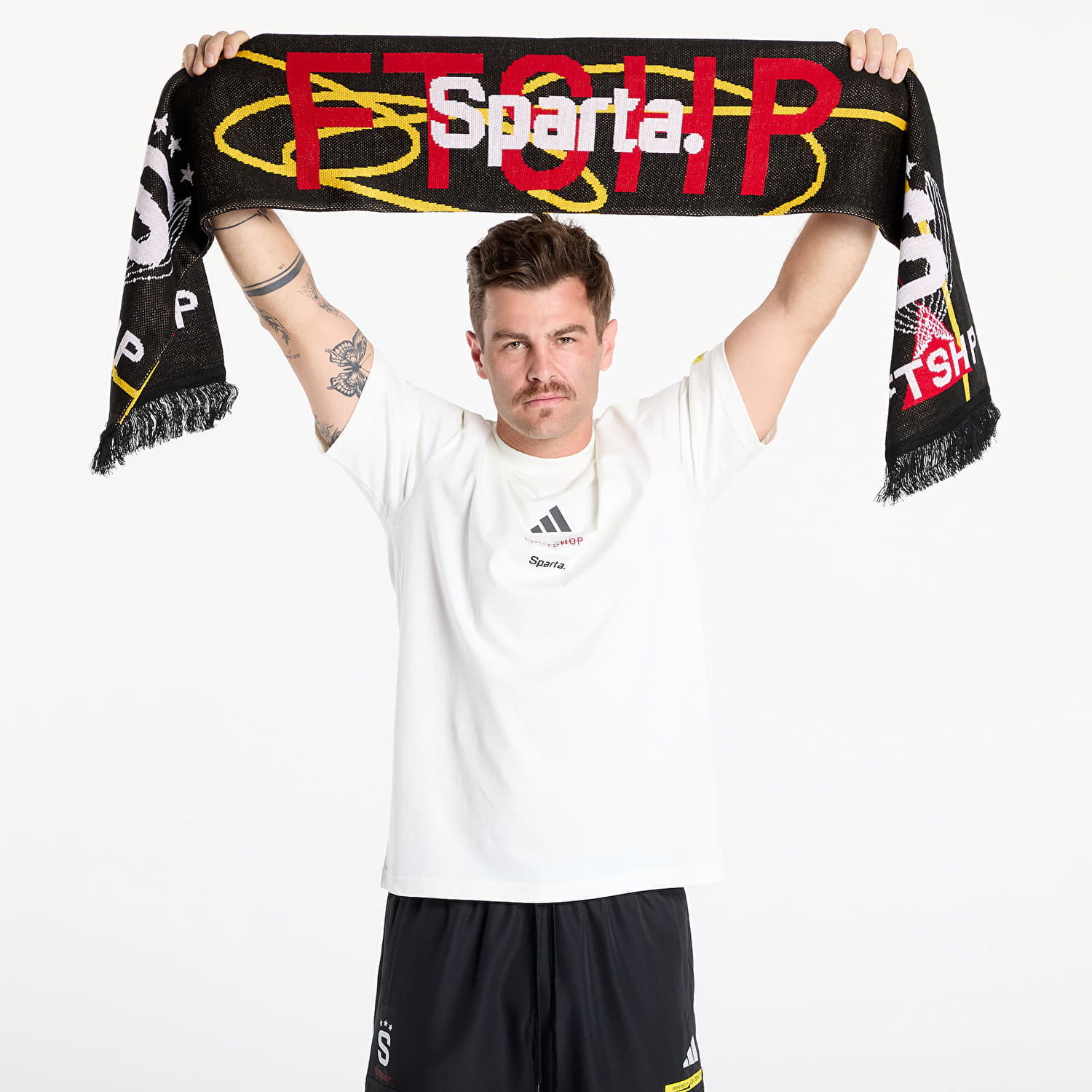 Šál adidas Performance Footshop x Sparta Knitted Scarf Čierna | FTSHP_500, 0